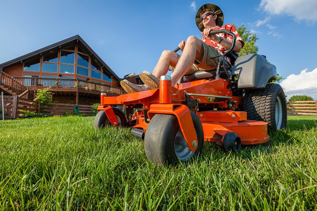 Fertilizing and Seeding attachments for your lawn mower.