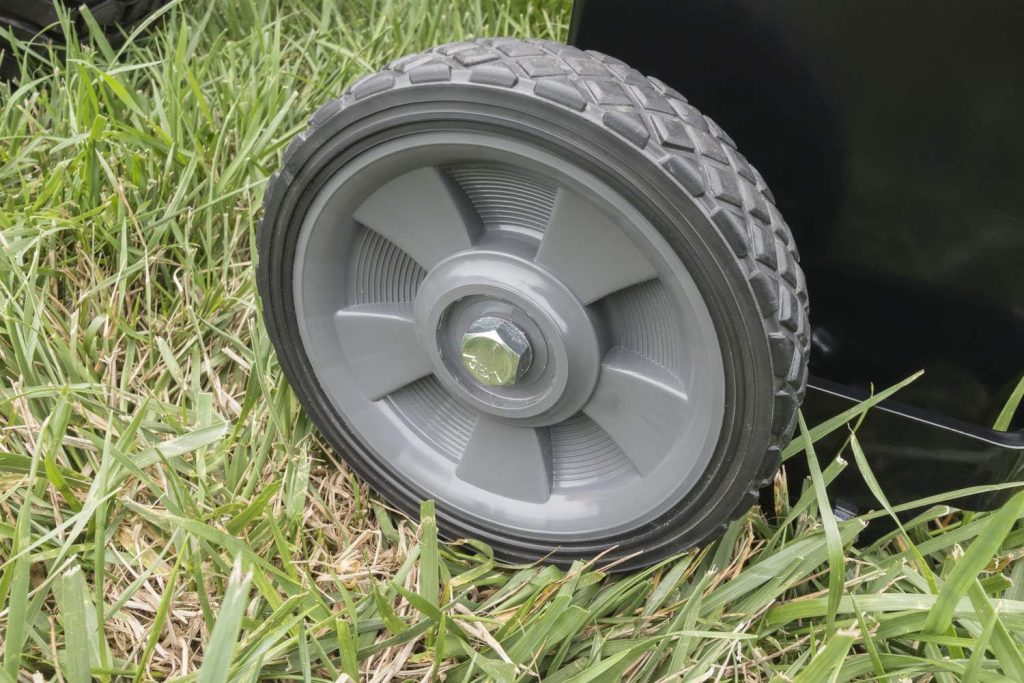 Agri-Fab 40 Inch Tow Behind Spike Aerator Attachment for Riding Lawn Mowers.