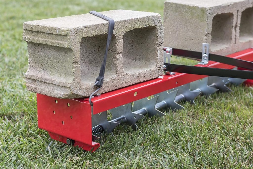 Craftsman 36 Inch Spike Lawn Aerator Attachment for Riding Lawn Mowers.